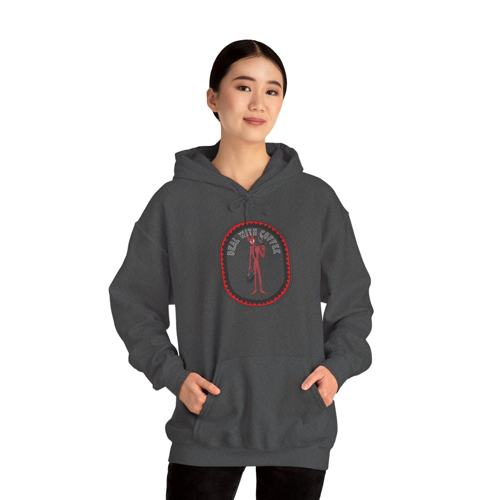 Deal With Coffee Devil Hoodie - Image 12