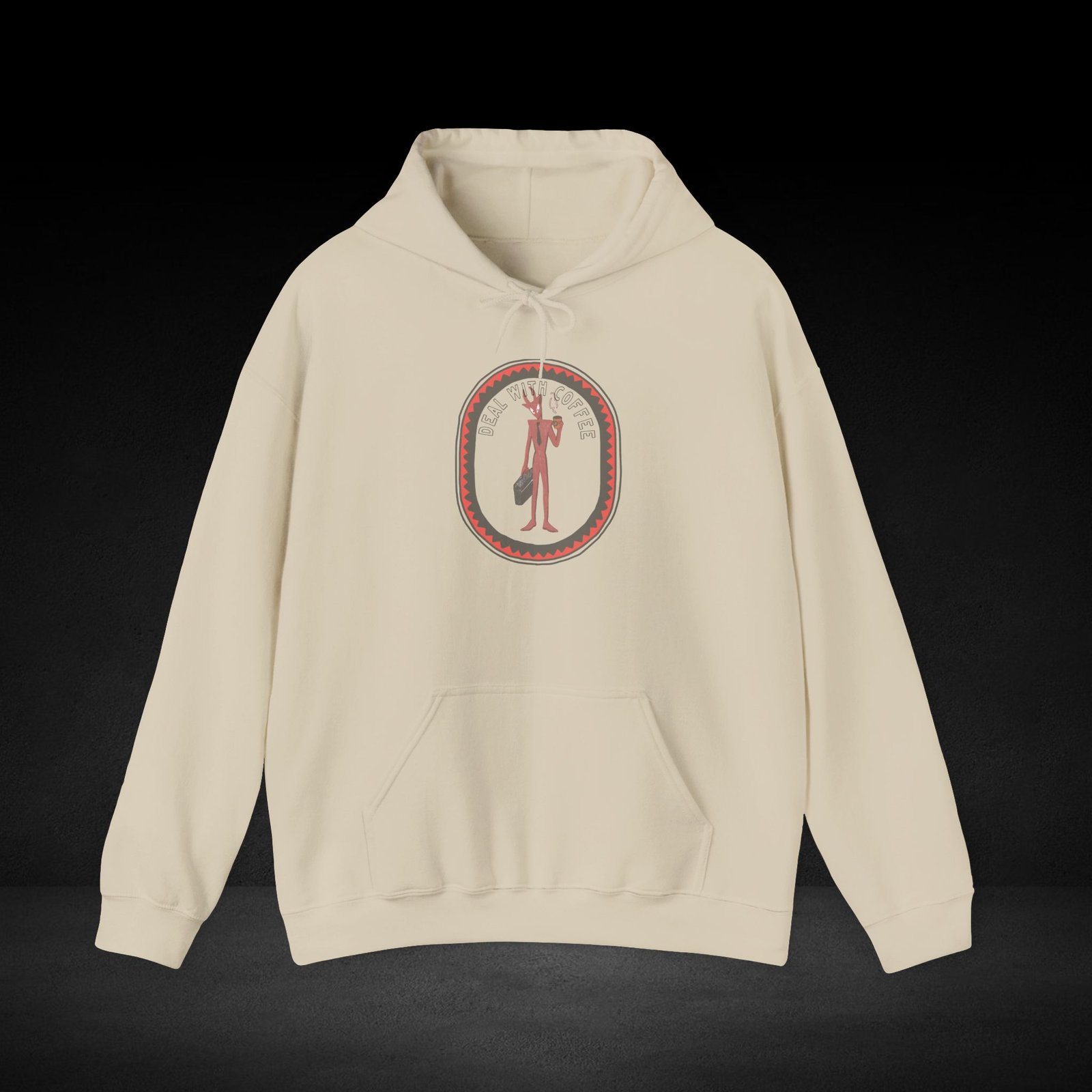 Deal With Coffee Devil Hoodie - Image 4
