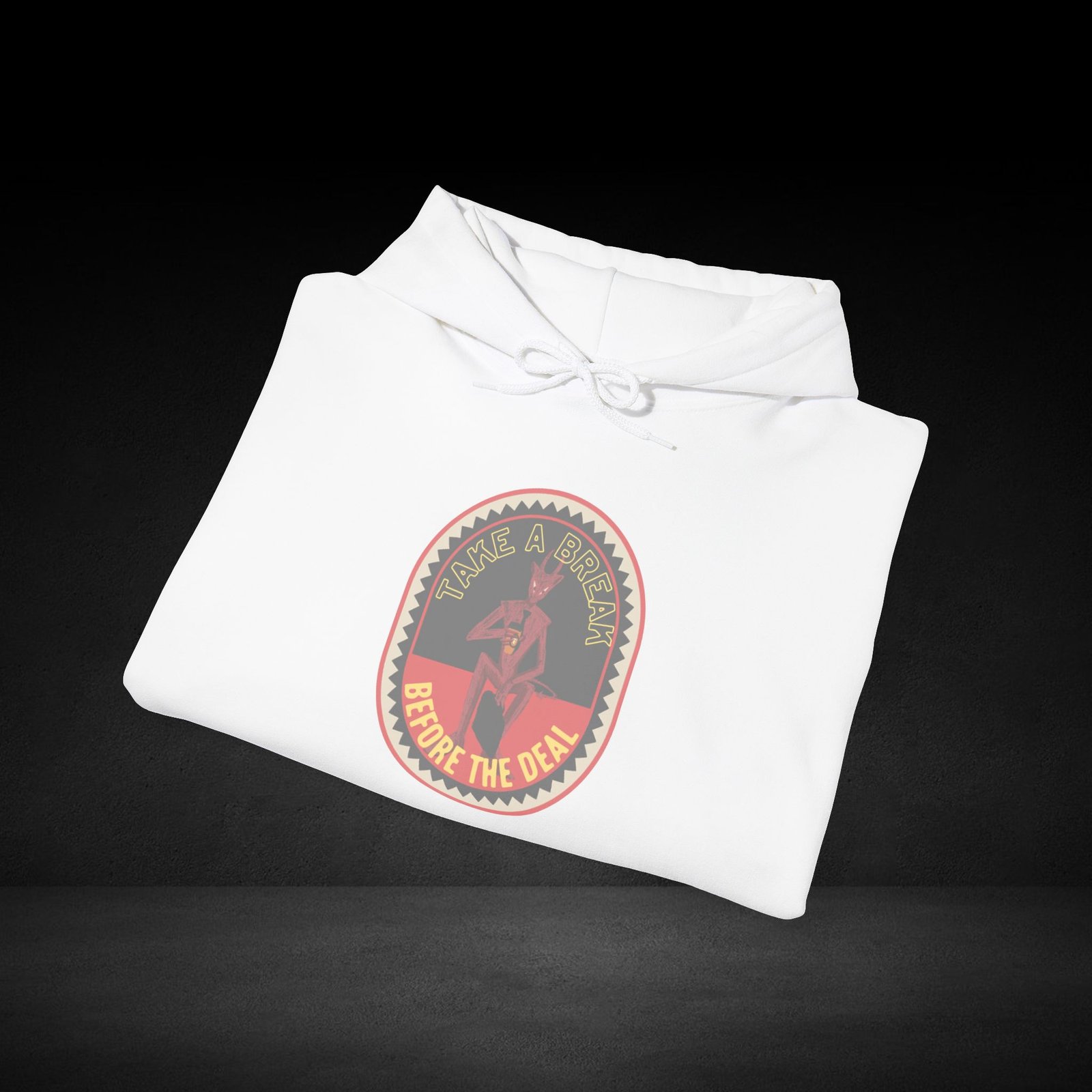 Take A Break Before The Deal Devil Hoodie - Image 4