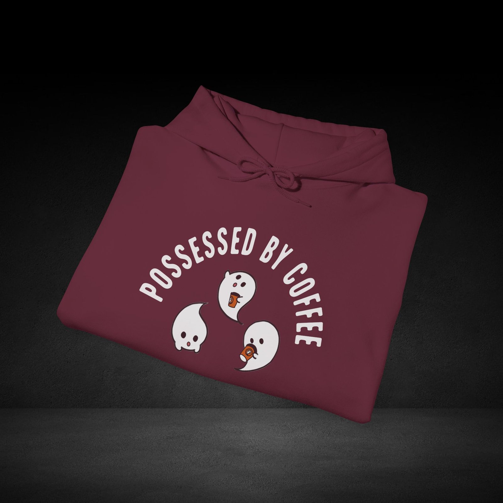 Possessed By Coffee Hoodie - 3 Ghosts - Image 8