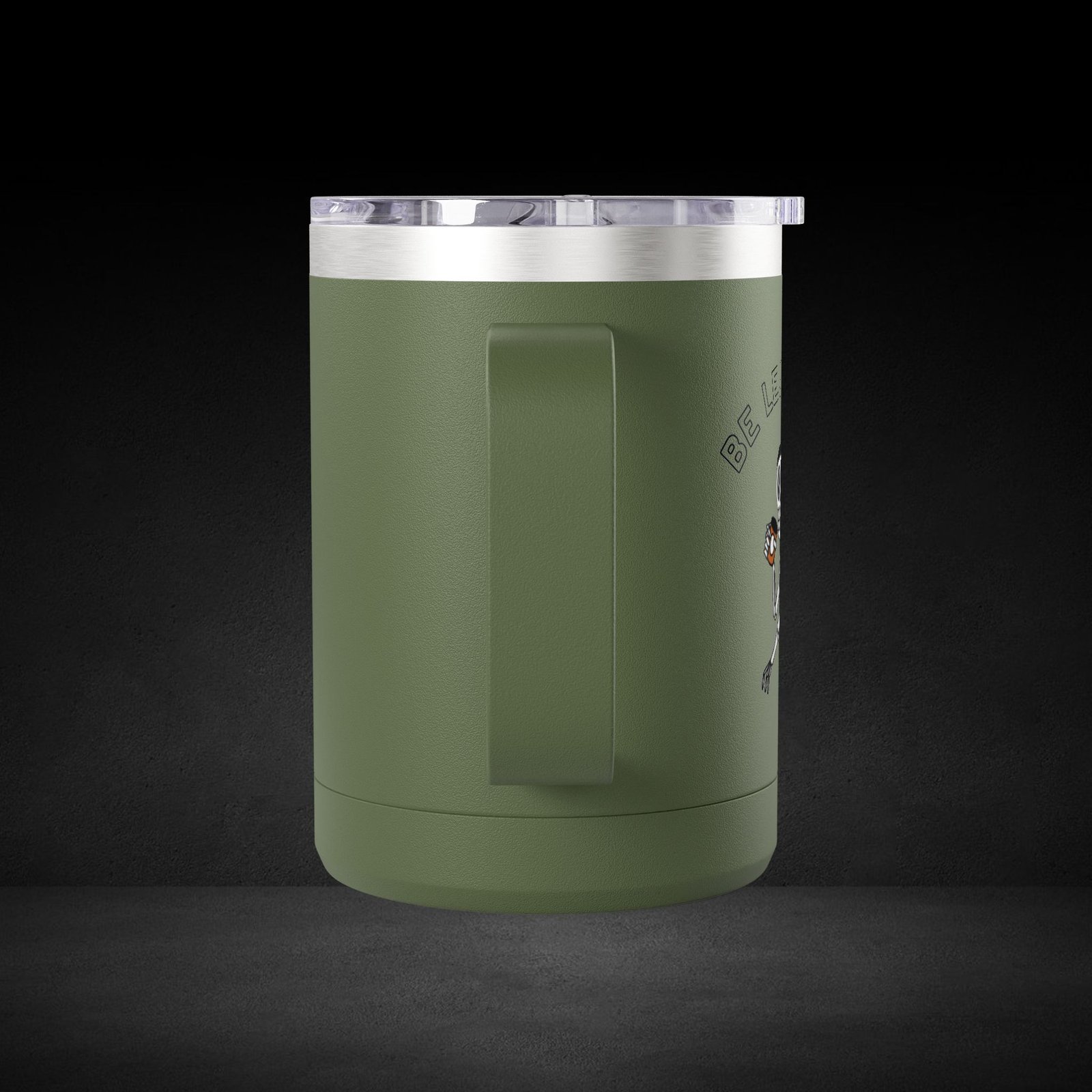 Be Less Dead Skeleton Travel Mug - Coffee Lover Cup with Coffee Bean Eyes Design - Image 17