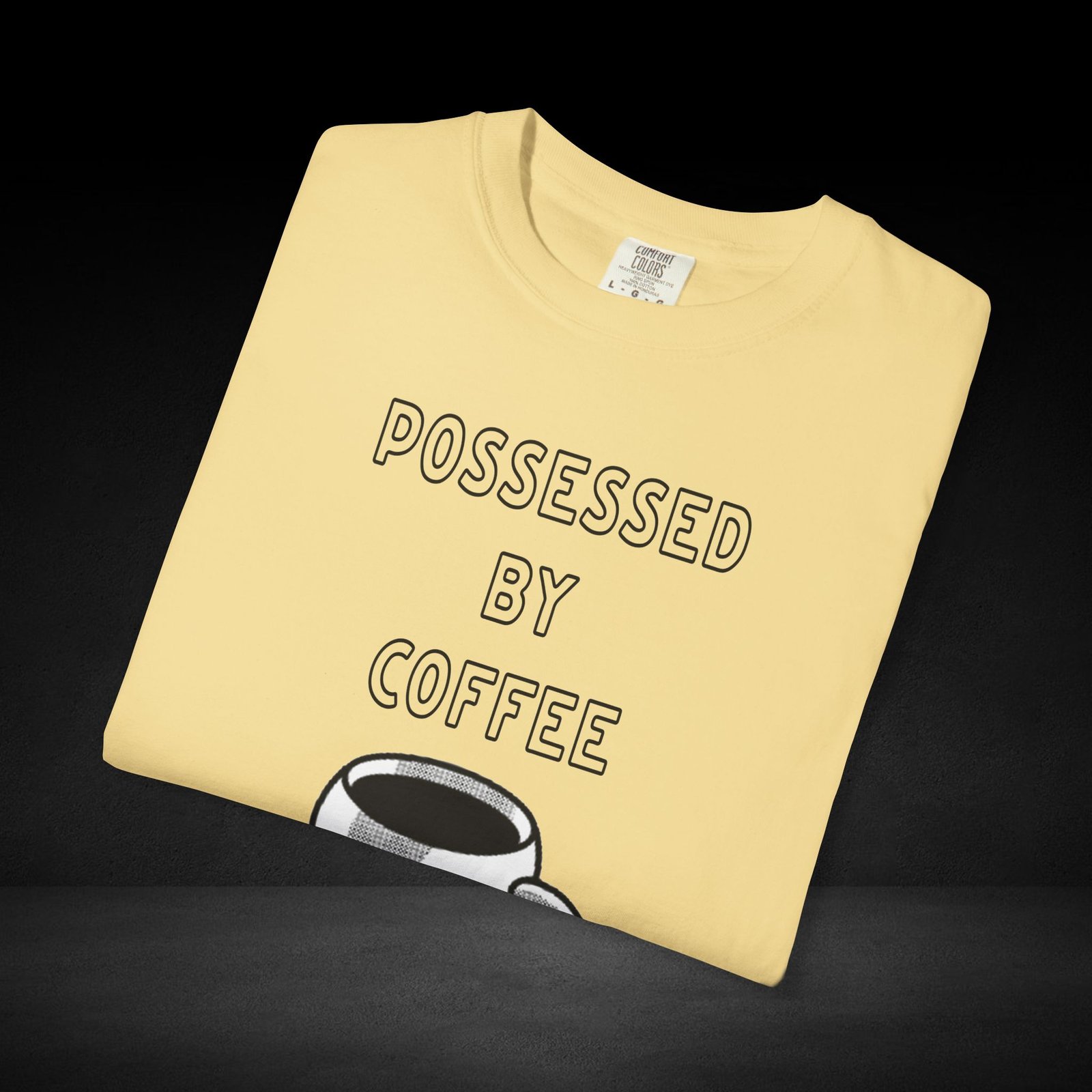 Haunted Brew Tee – Ghost Coffee Cup Character Graphic Shirt - Image 8