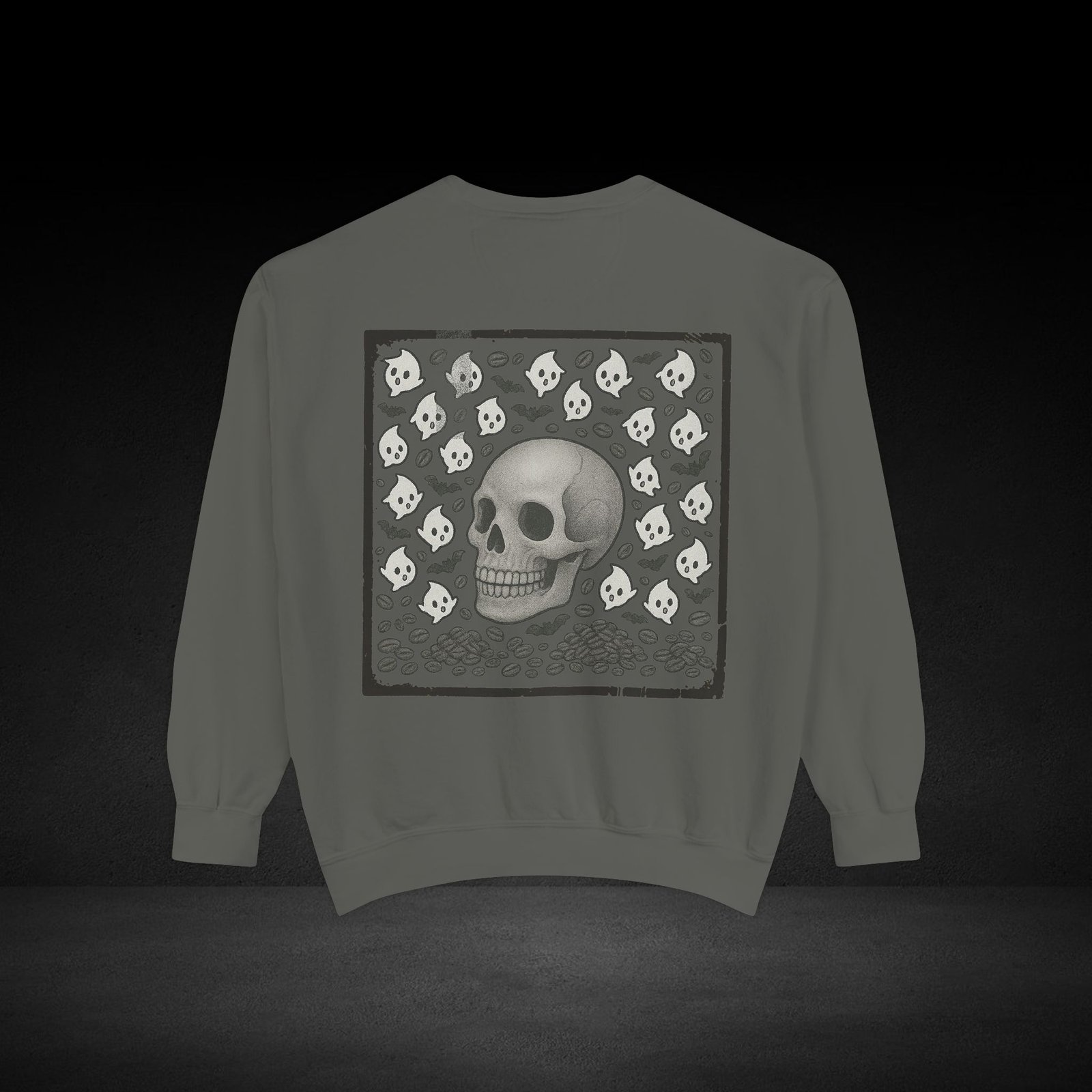 Possessed by Coffee Sweatshirt – Cozy Haunted Roast Apparel for Caffeine Lovers - Haunted Roast Collection - Image 14