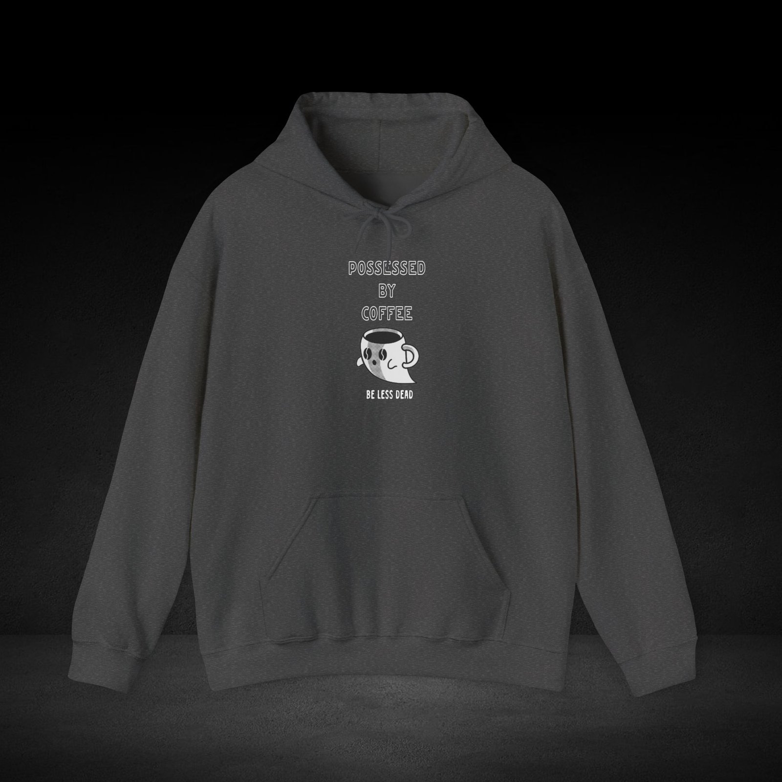 Be Less Dead Ghost Coffee Hoodie For Night Owls