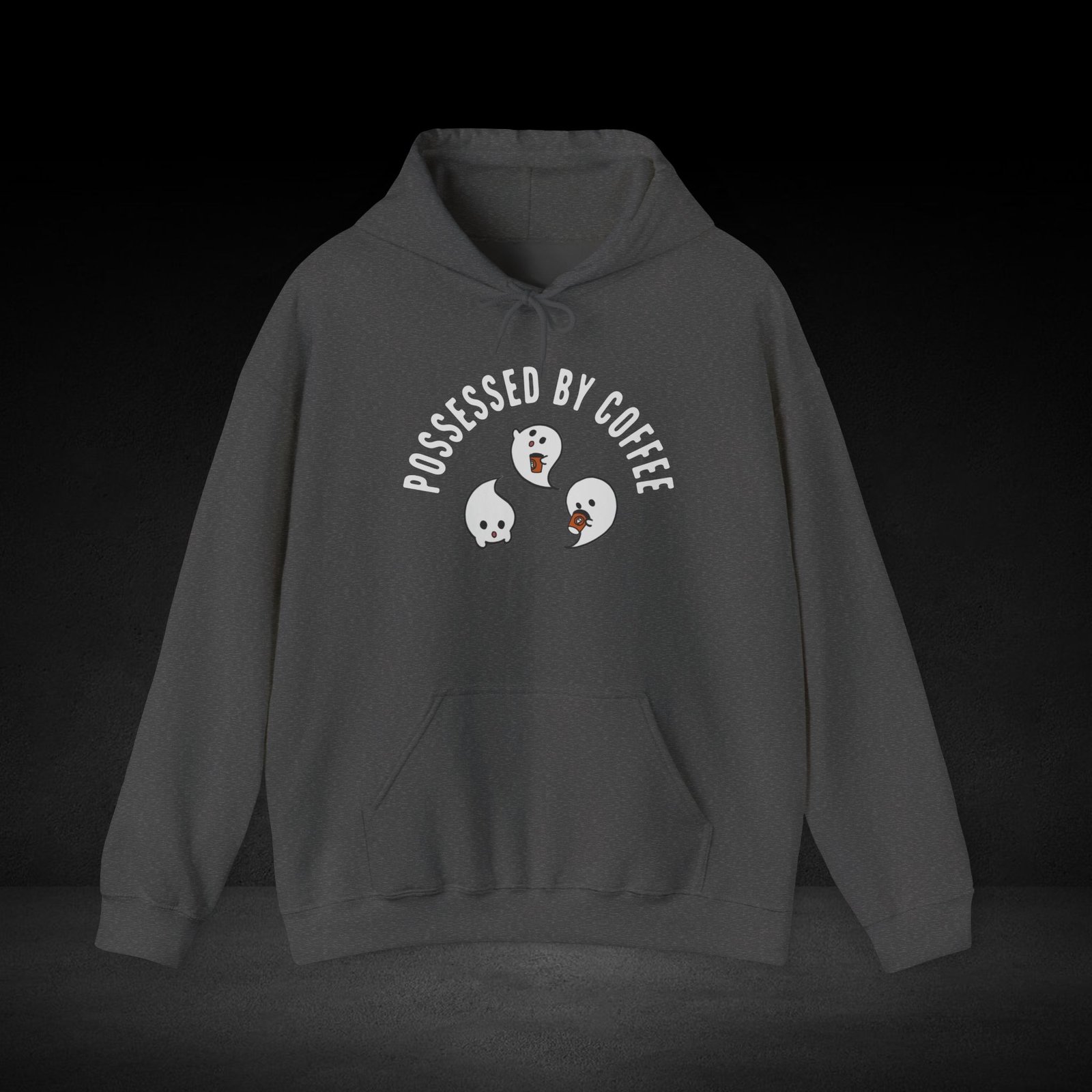 Possessed By Coffee Hoodie - 3 Ghosts - Image 10