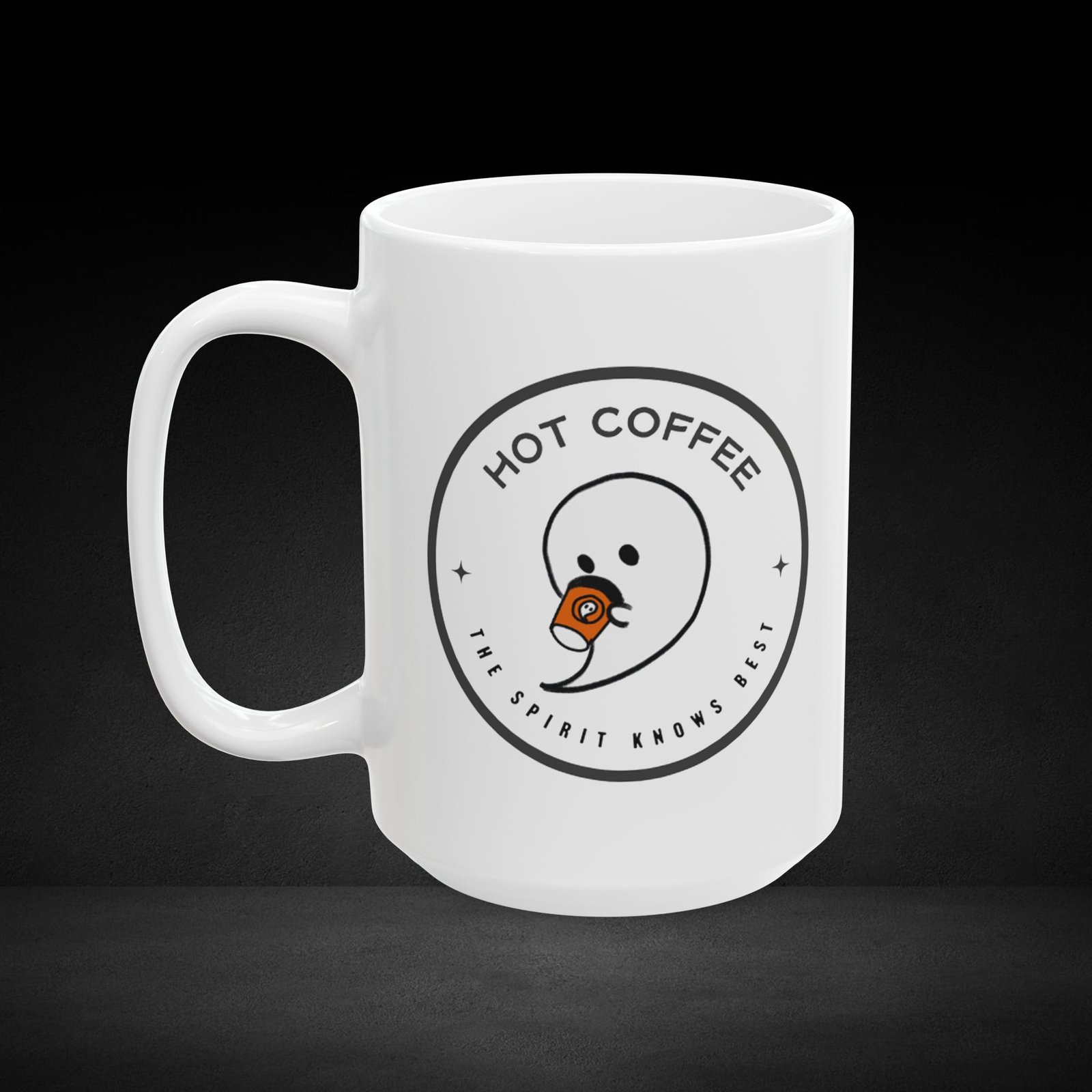 Hot Coffee – The Spirit Knows Best Mug - Image 4