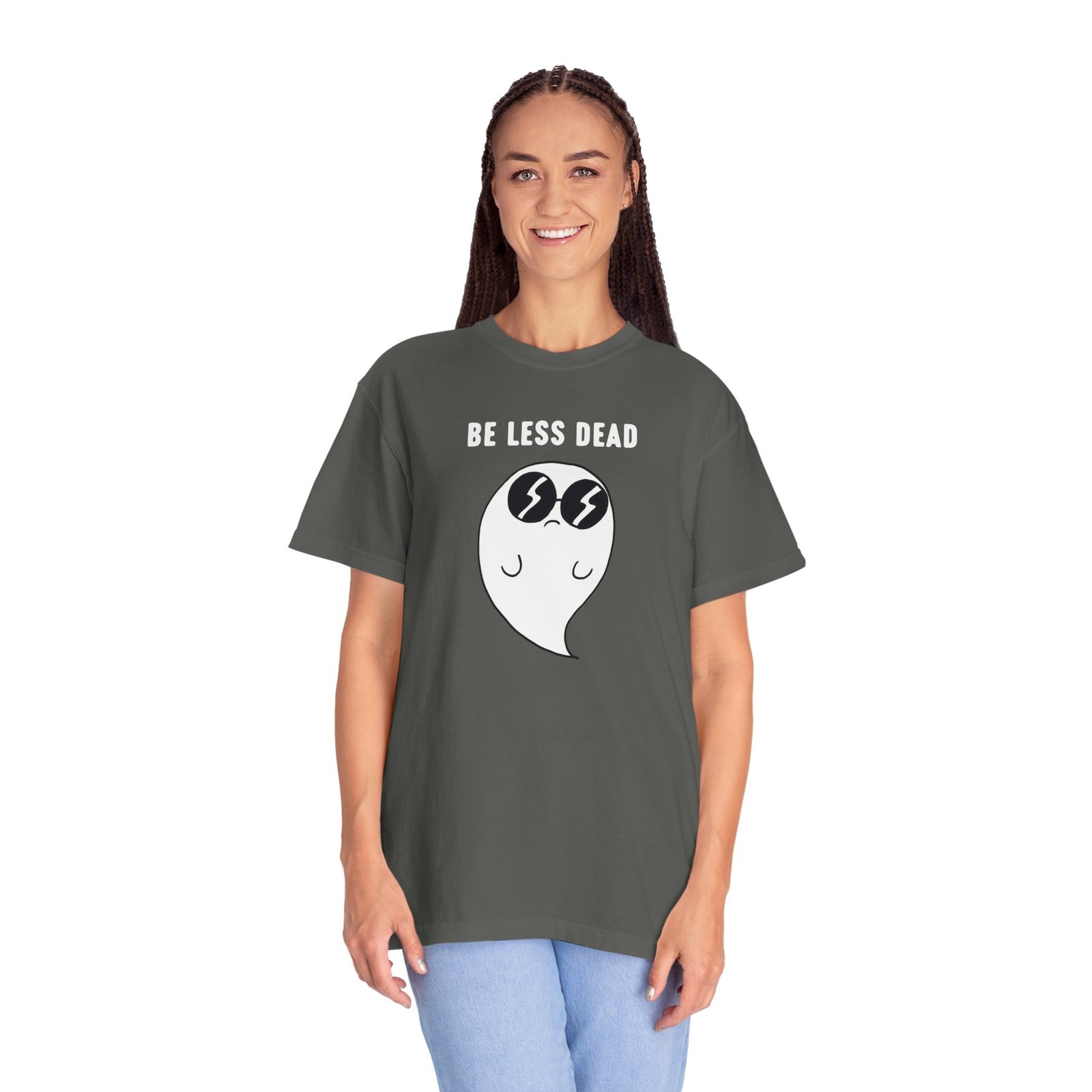Haunted Brew Tee – Ghost Coffee Cup Character Graphic Shirt - Image 12