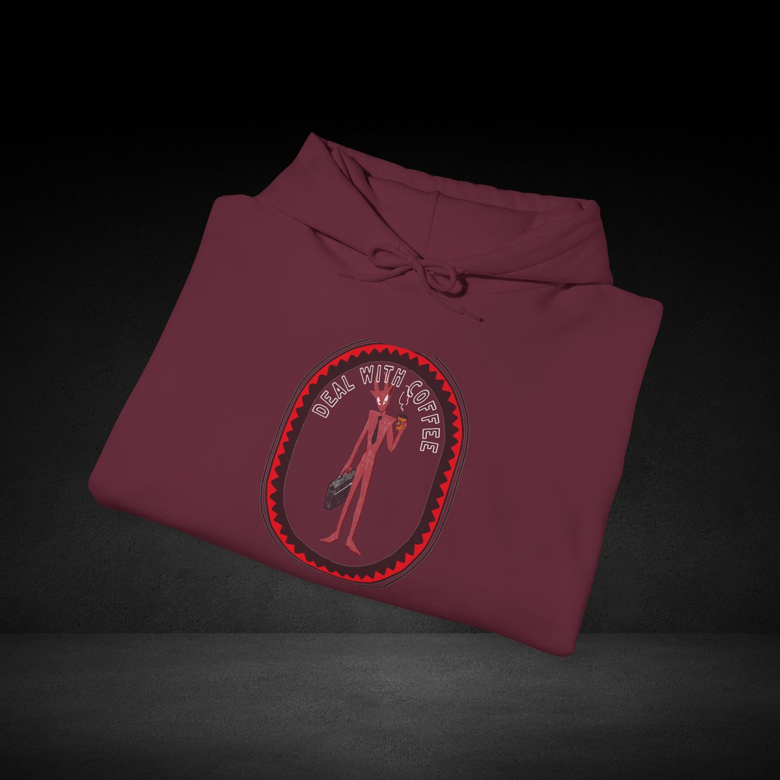Deal With Coffee Devil Hoodie - Image 8