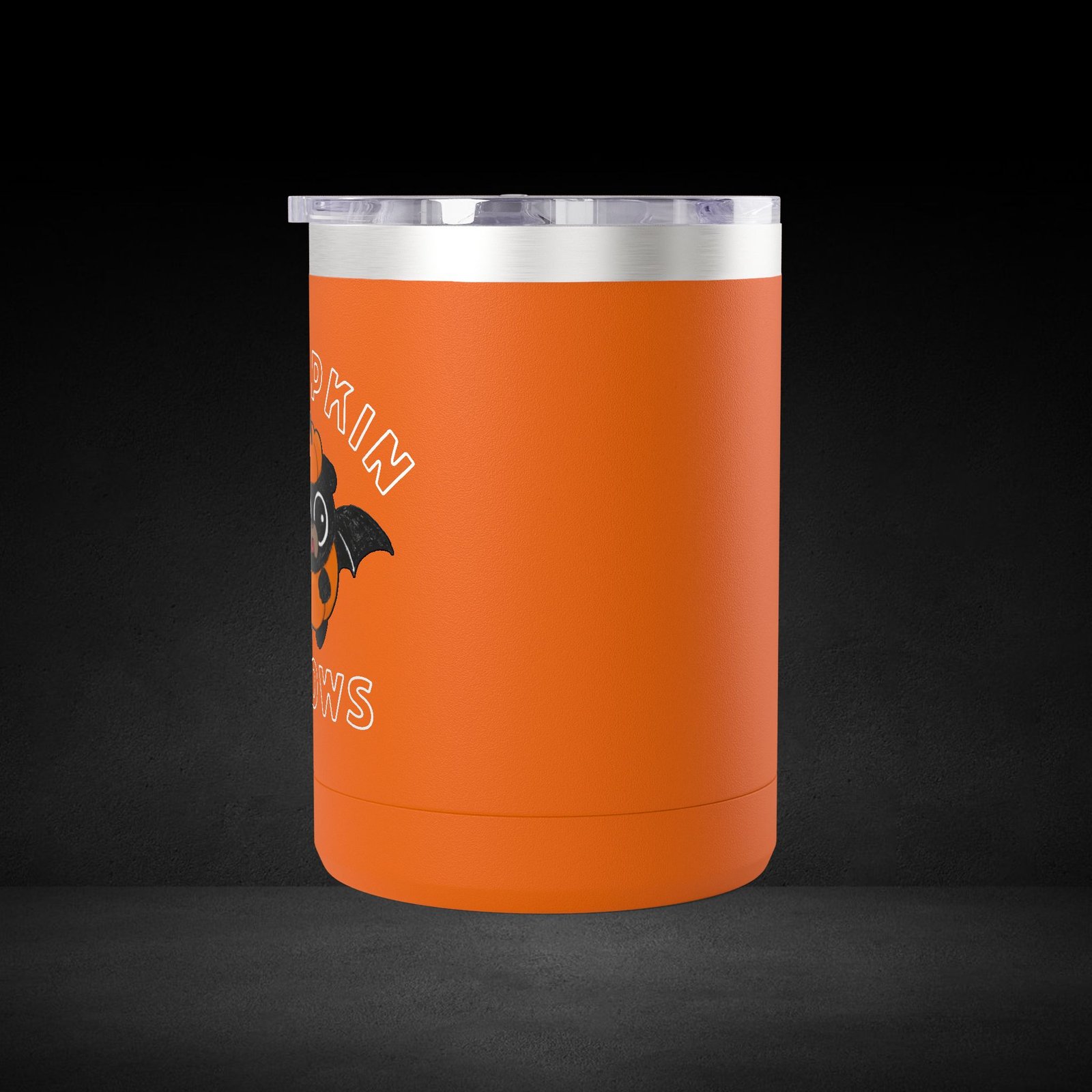 Pumpkin Knows Coffee Mug – Cute Bat in Pumpkin Design - Possessed by Coffee Travel Mug - Image 7
