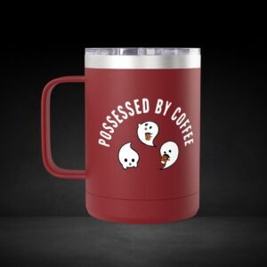 Ghost Trio Coffee Mug – Three Coffee-Loving Spirits - Possessed by Coffee Travel Mug