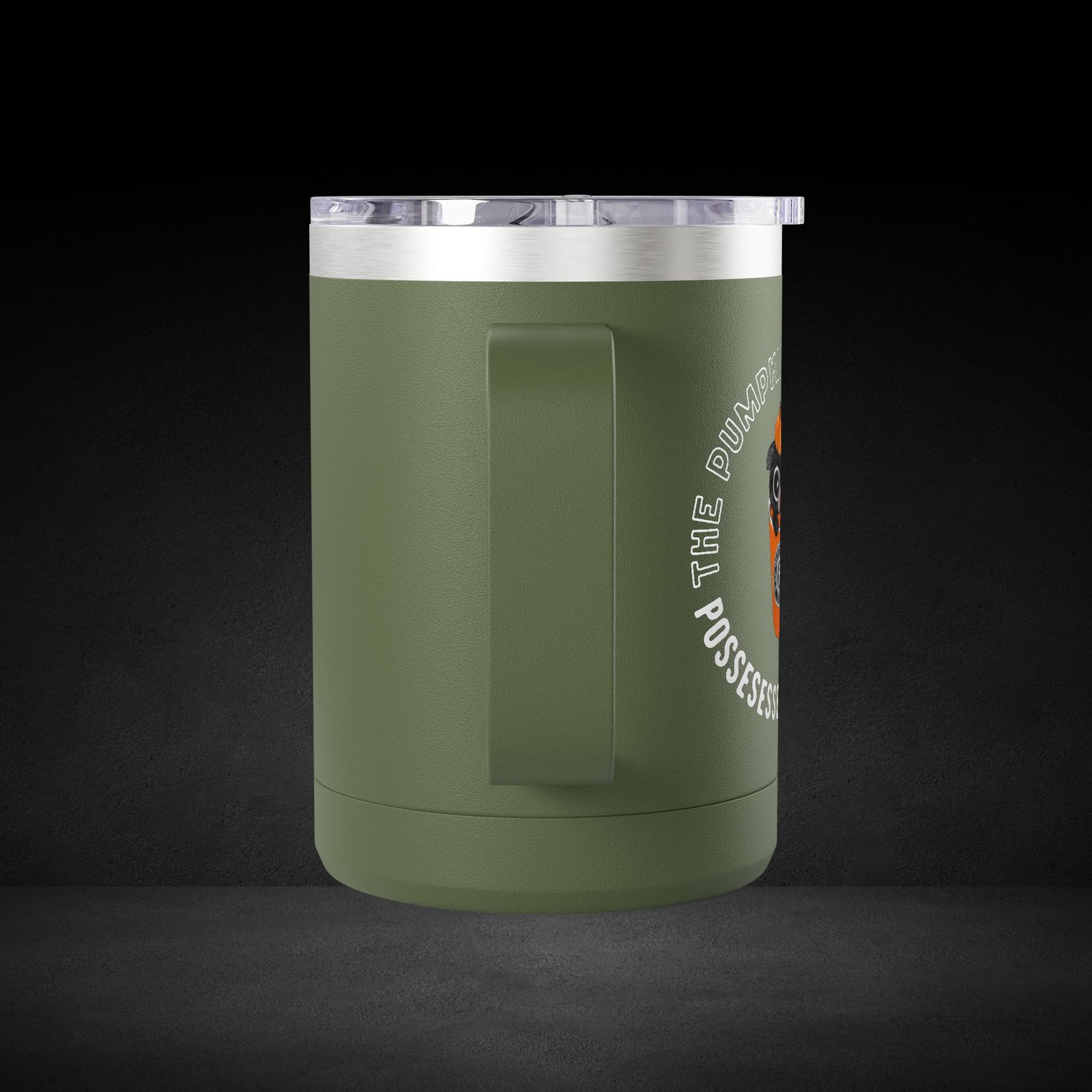 The Pumpkin Patch Club Possessed By Coffee Bat Travel Mug - Halloween Coffee Cup with Cute Design - Image 3