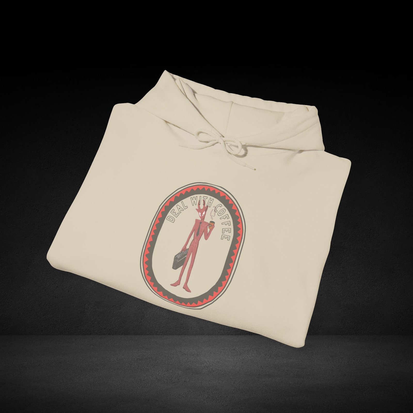 Deal With Coffee Devil Hoodie - Image 5