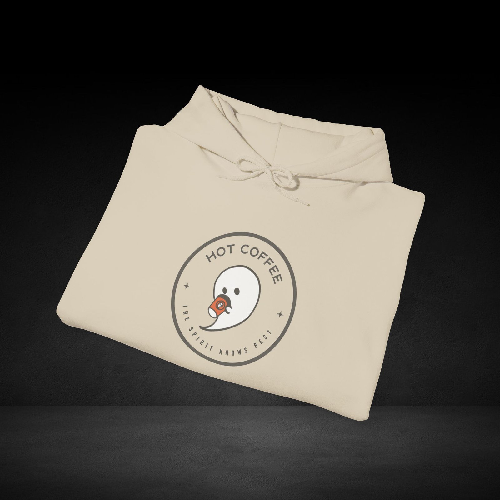 Hot Coffee The Spirit Knows Best Ghost Hoodie - Image 4