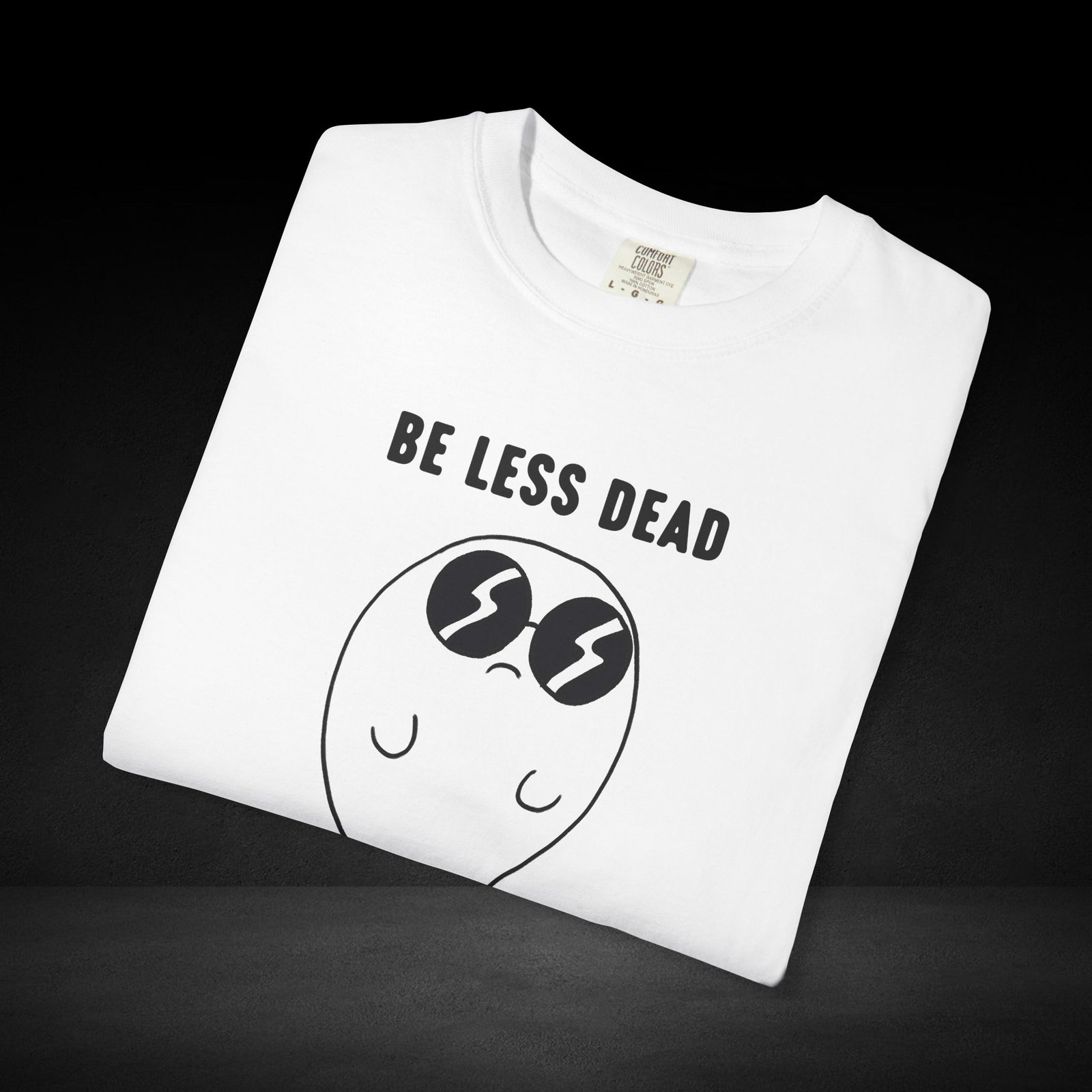 Haunted Brew Tee – Ghost Coffee Cup Character Graphic Shirt - Image 2