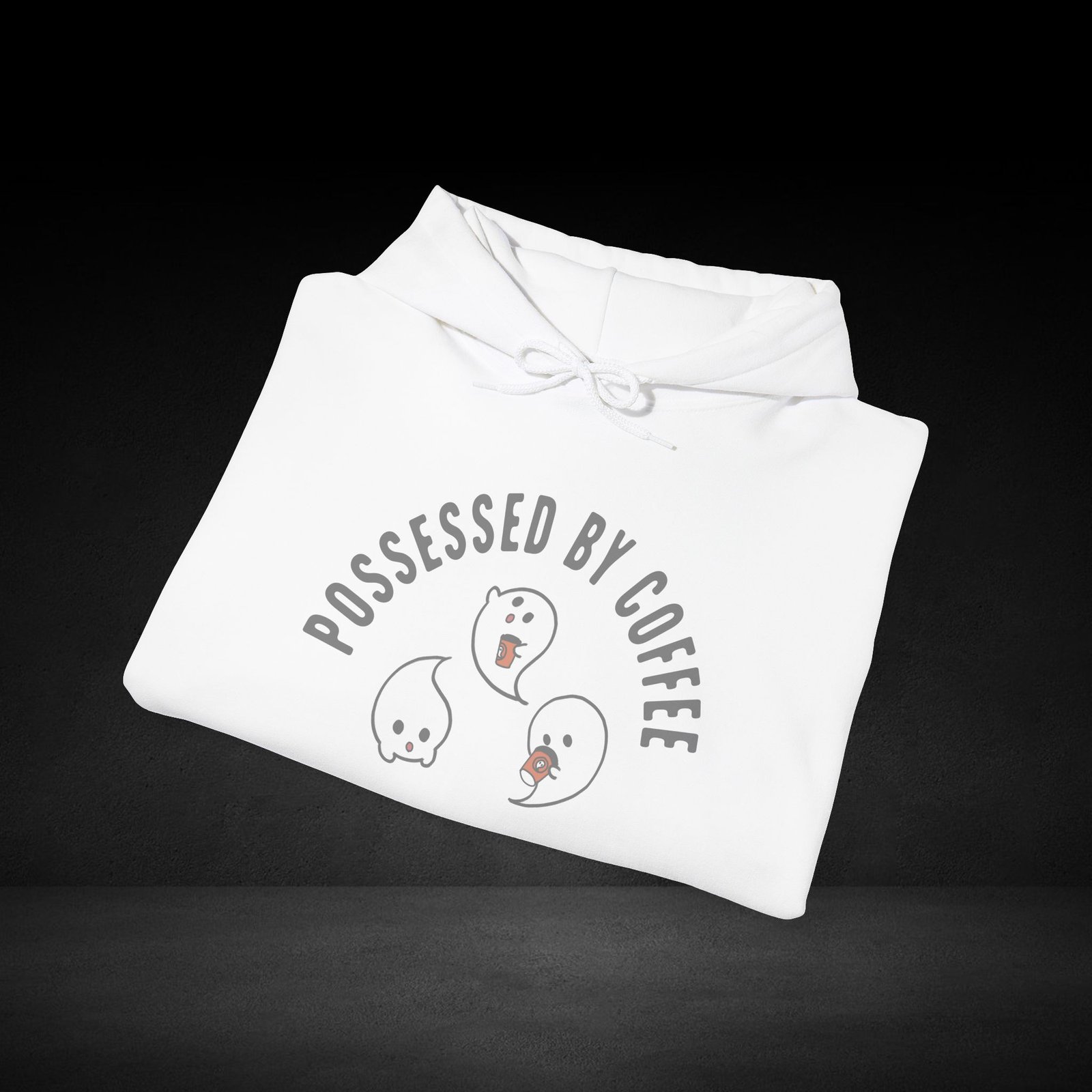 Possessed By Coffee Hoodie - 3 Ghosts - Image 5