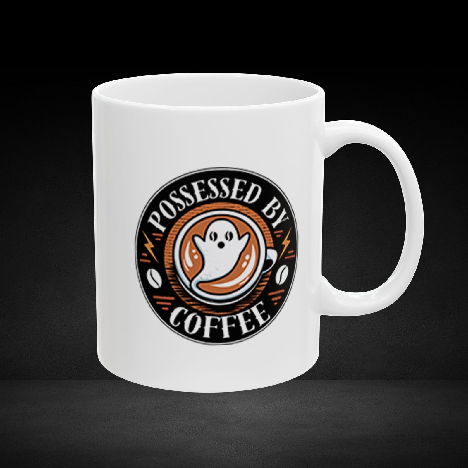 Deal with Coffee – Devil in a Suit Coffee Mug - Image 3