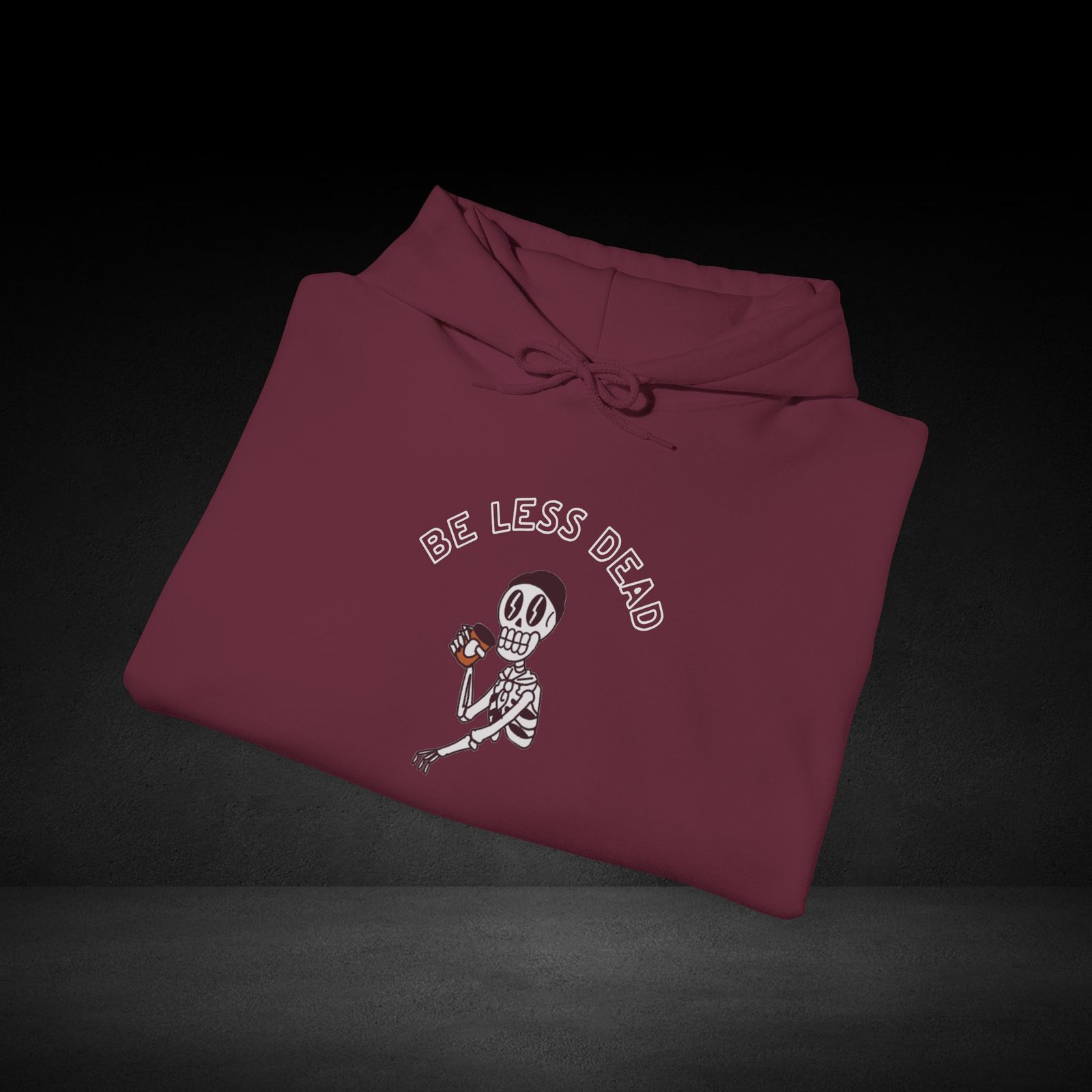 Be Less Dead Skeleton Hoodie - Image 3