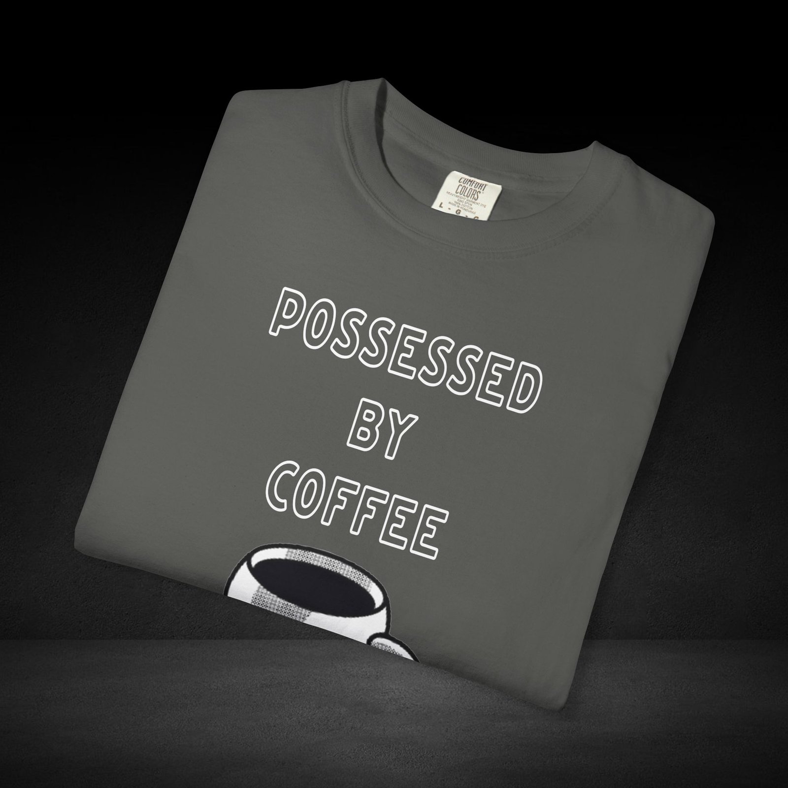 Haunted Brew Tee – Ghost Coffee Cup Character Graphic Shirt - Image 11
