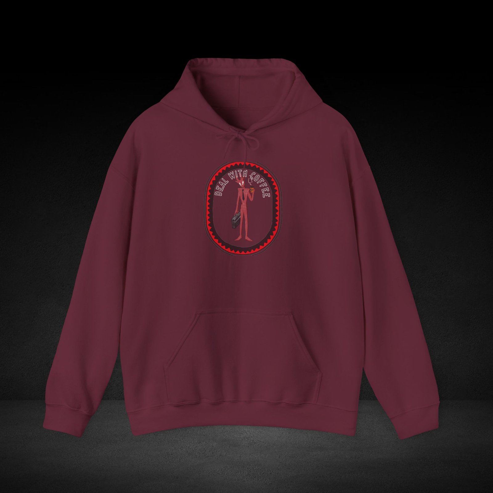 Deal With Coffee Devil Hoodie - Image 7