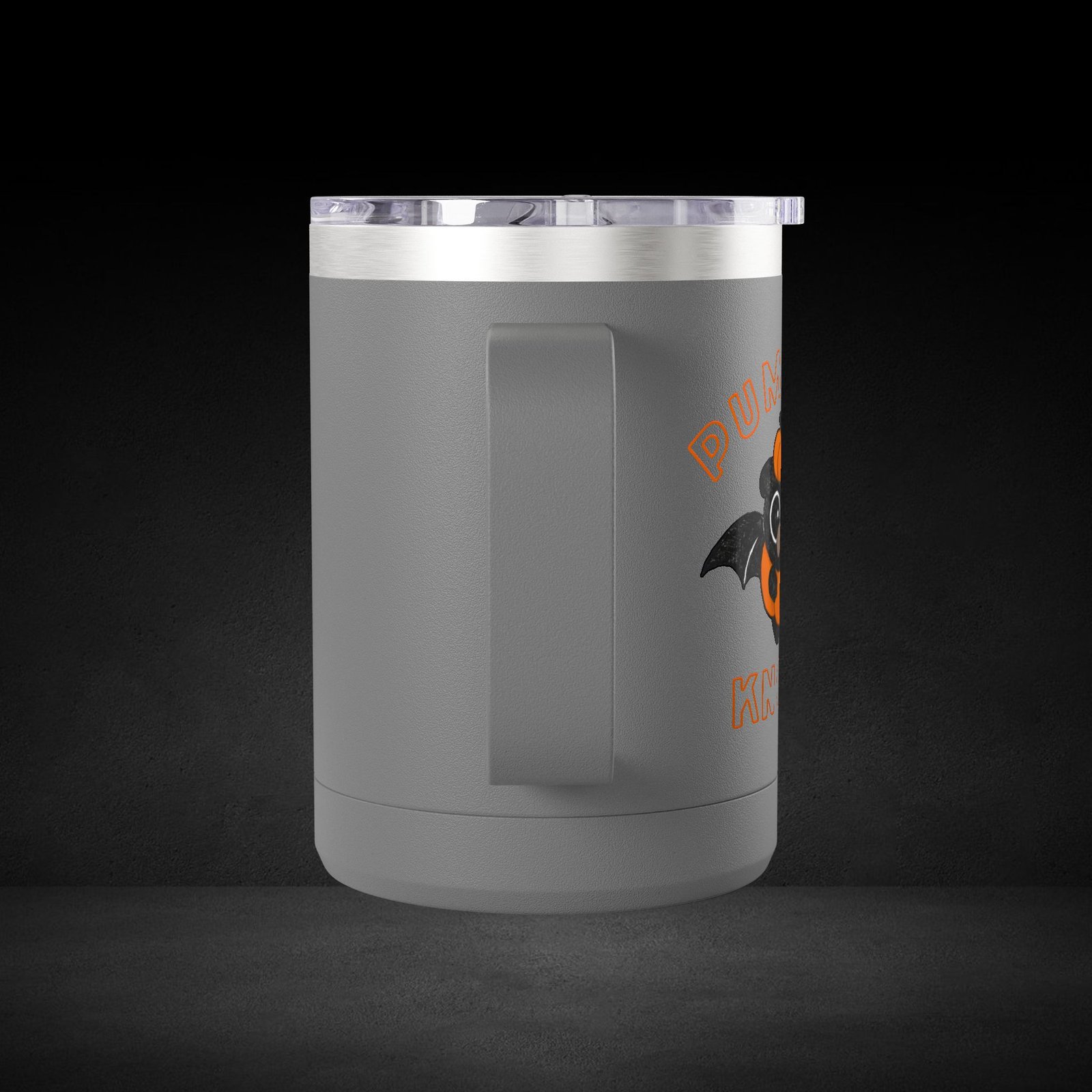 Pumpkin Knows Coffee Mug – Cute Bat in Pumpkin Design - Possessed by Coffee Travel Mug - Image 18