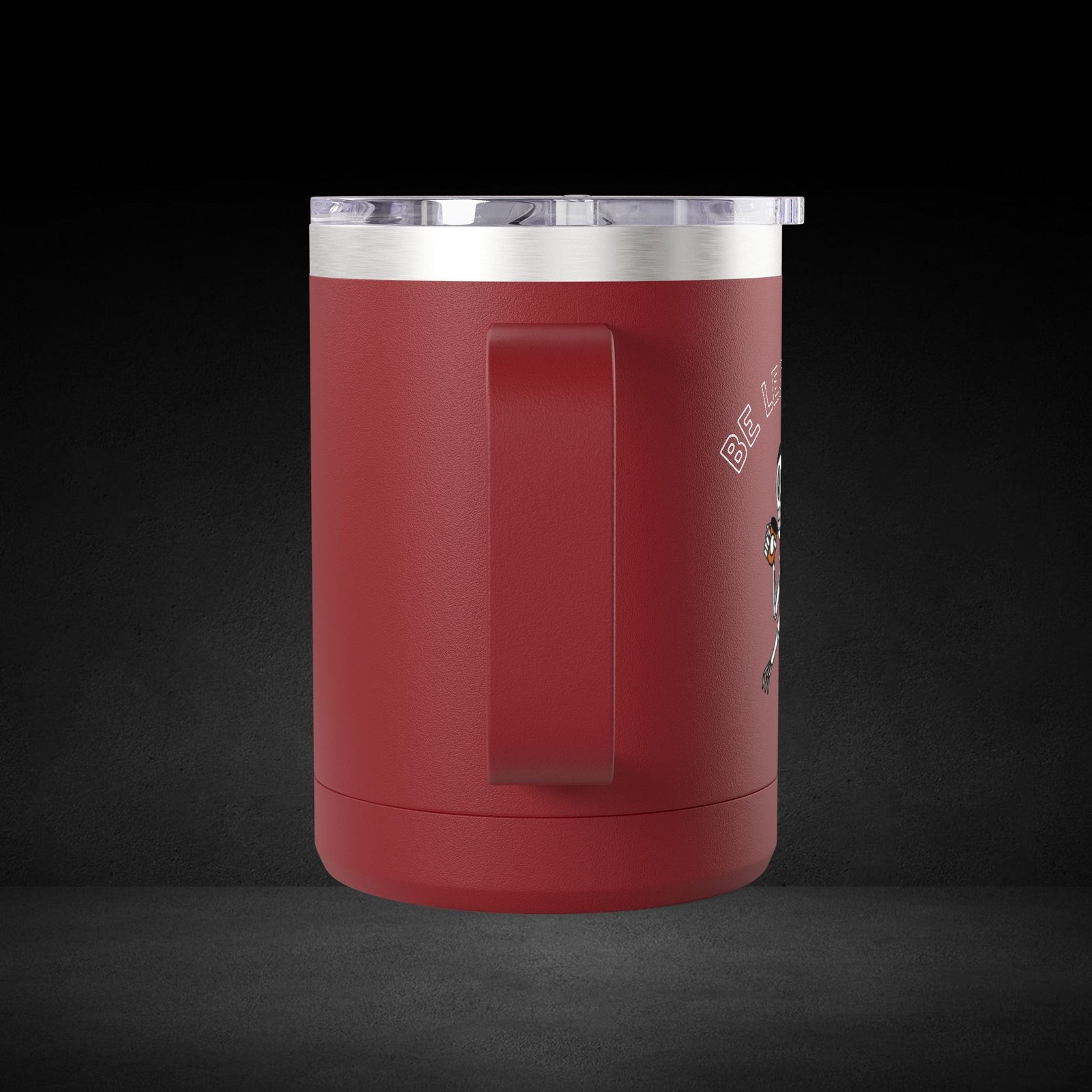 Be Less Dead Skeleton Travel Mug - Coffee Lover Cup with Coffee Bean Eyes Design - Image 8