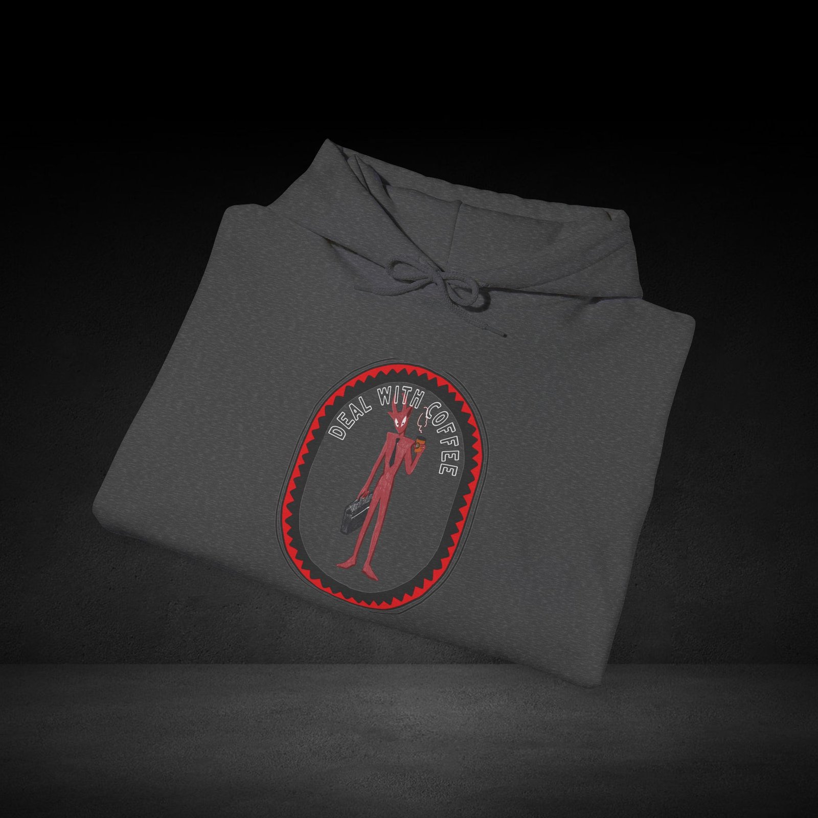 Deal With Coffee Devil Hoodie - Image 11