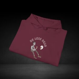 Be Less Dead Skeleton and Ghost Hoodie