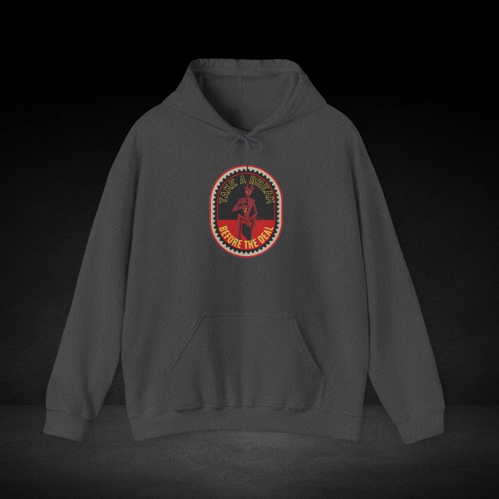 Take A Break Before The Deal Devil Hoodie - Image 7