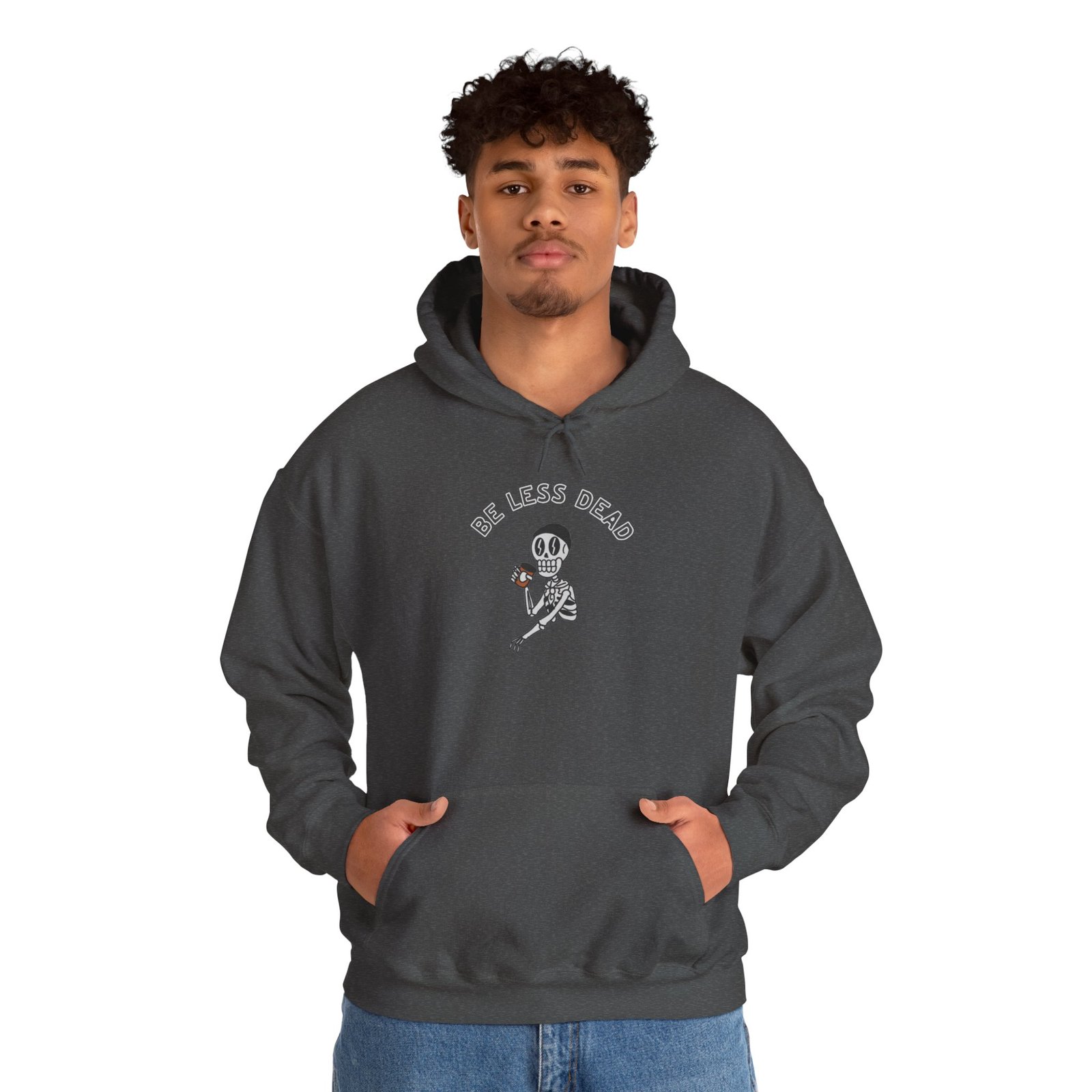 Be Less Dead Skeleton Hoodie - Image 12