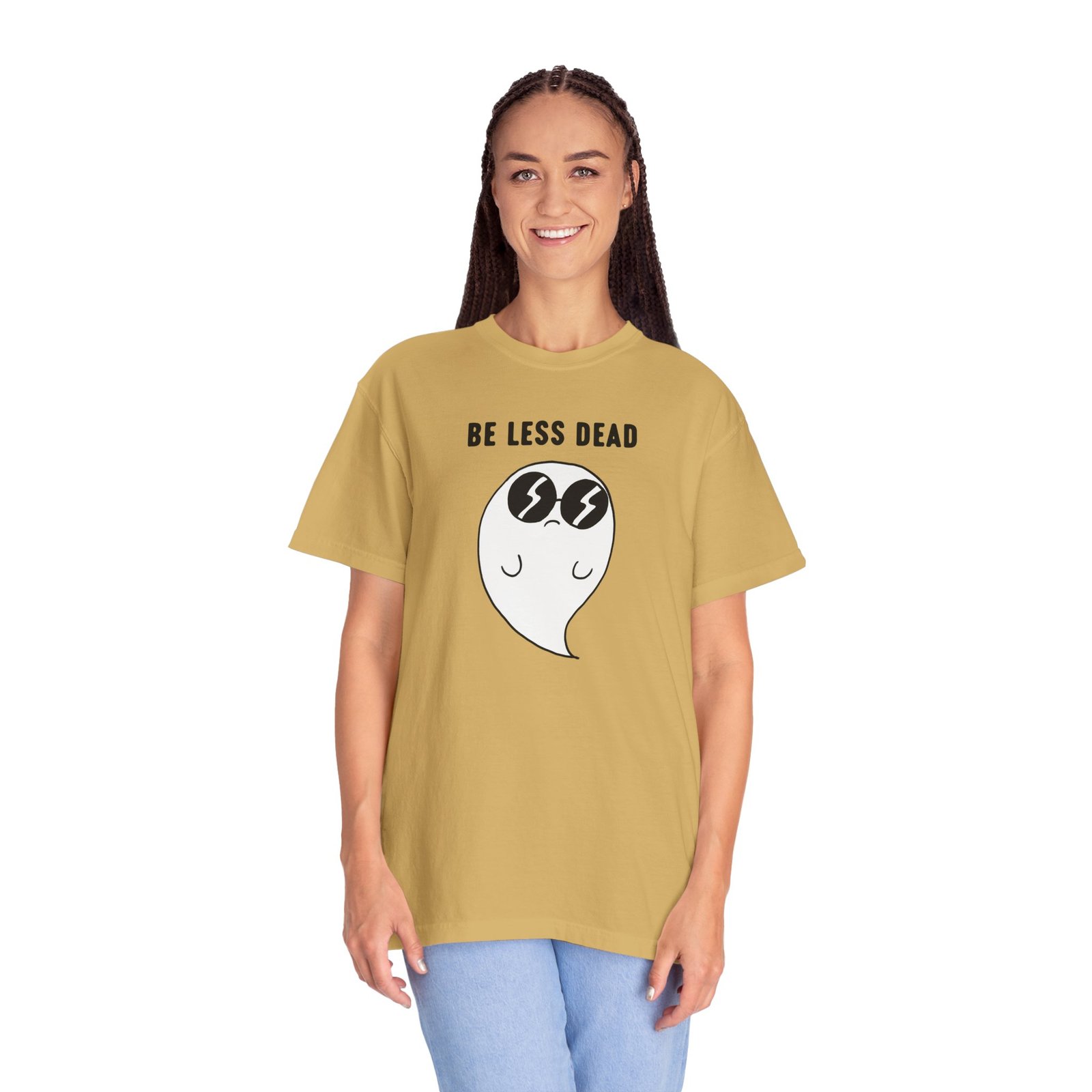 Haunted Brew Tee – Ghost Coffee Cup Character Graphic Shirt - Image 6