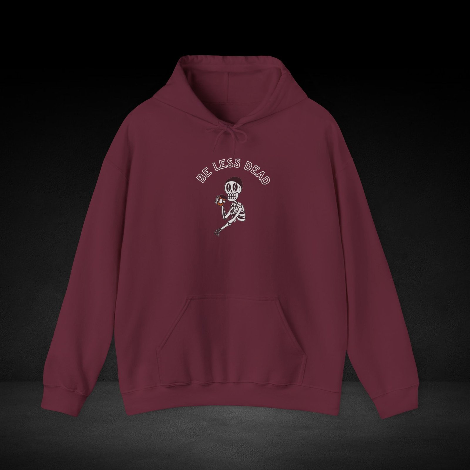 Be Less Dead Skeleton Hoodie - Image 2