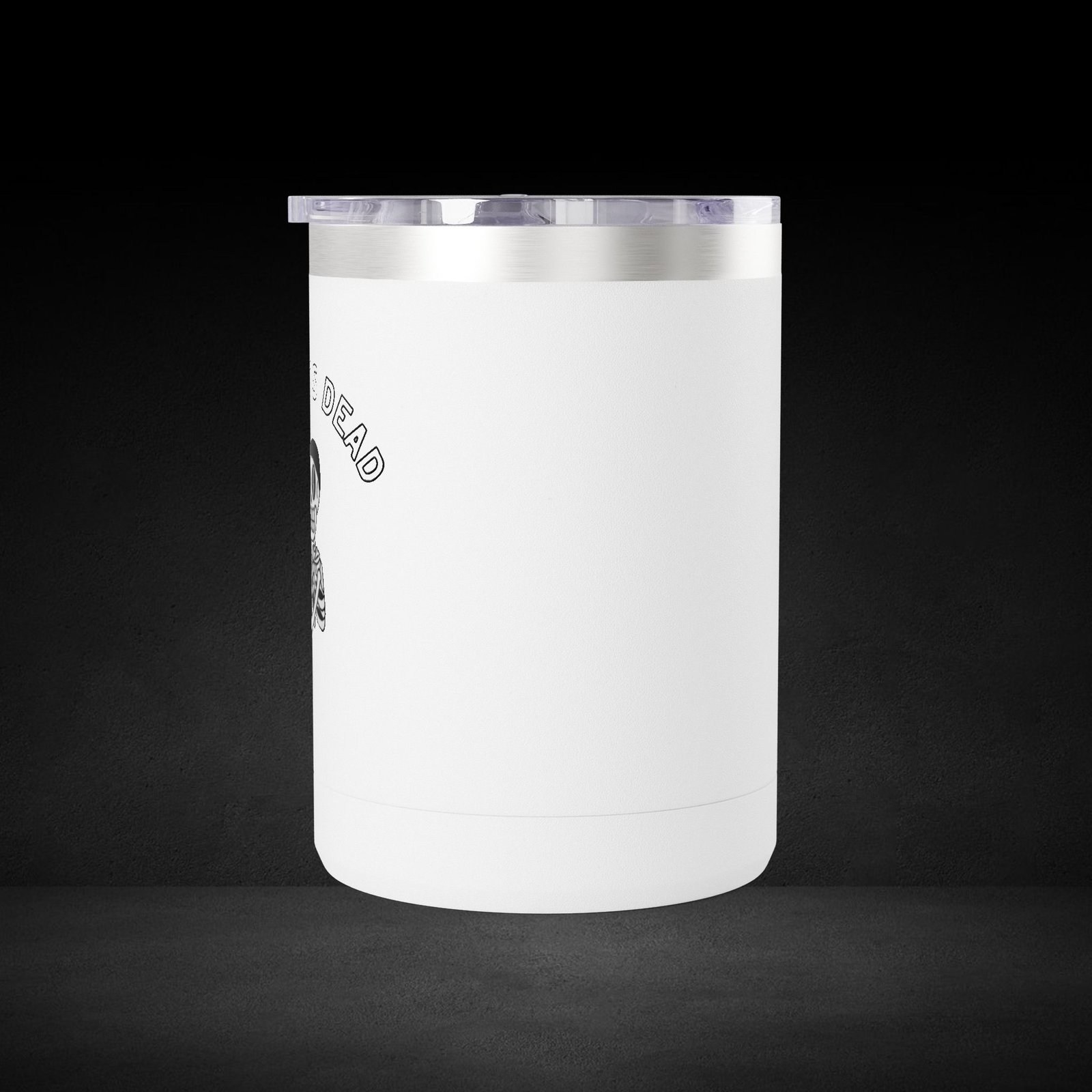 Be Less Dead Skeleton Travel Mug - Coffee Lover Cup with Coffee Bean Eyes Design - Image 4