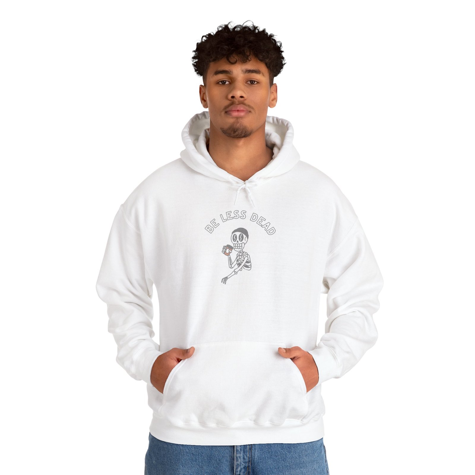 Be Less Dead Skeleton Hoodie - Image 6