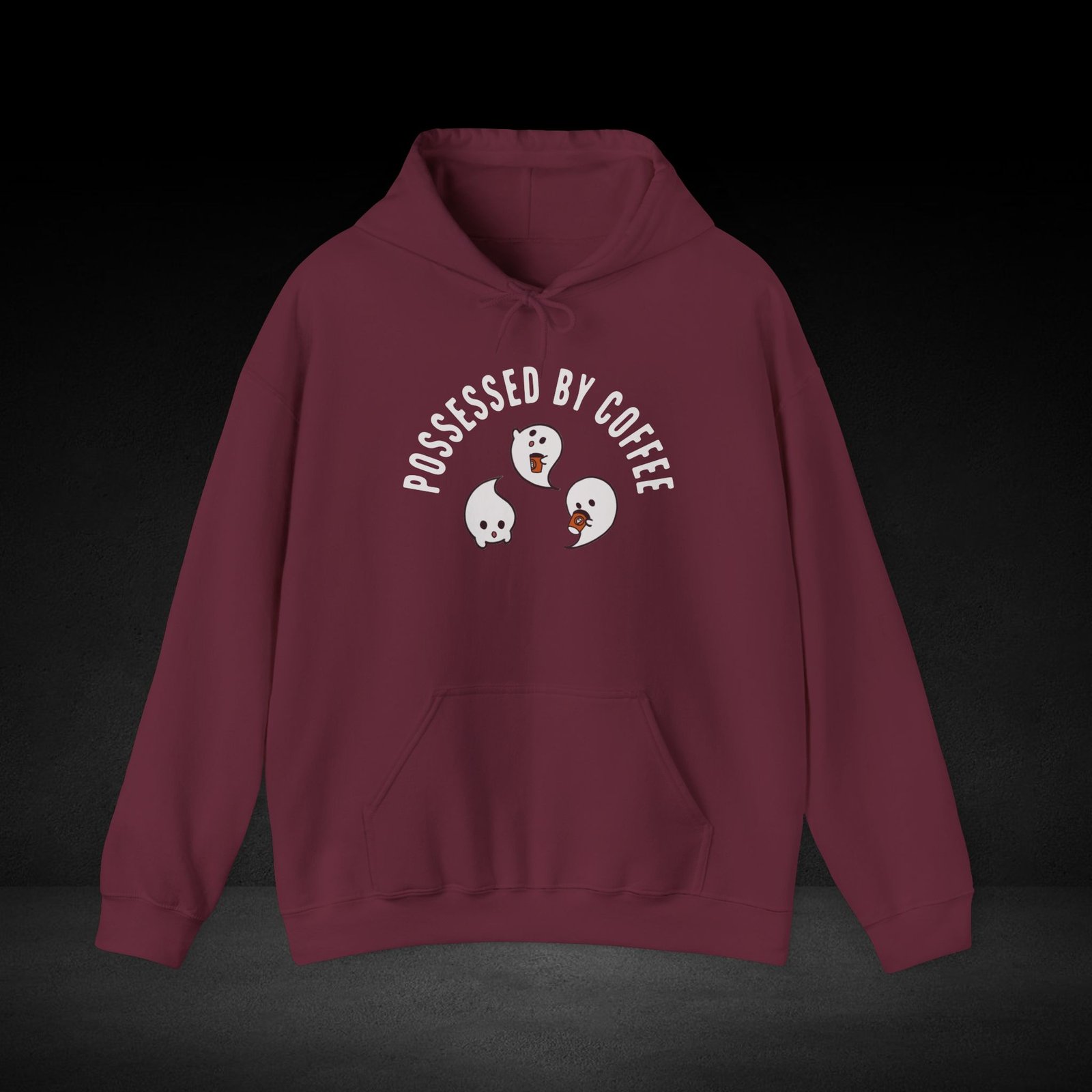 Possessed By Coffee Hoodie - 3 Ghosts - Image 7