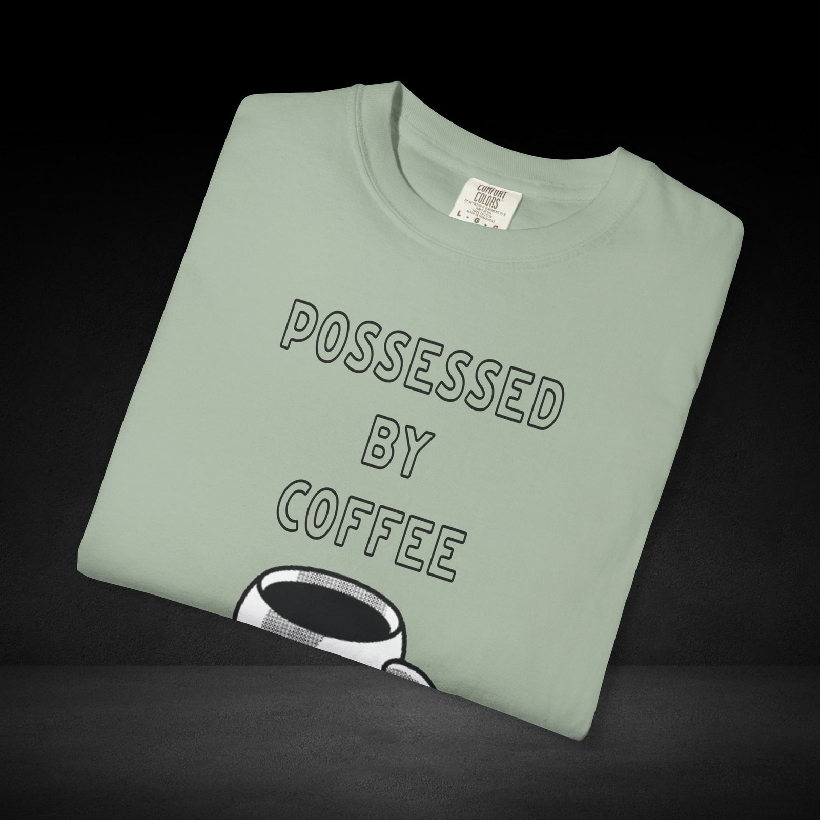 Haunted Brew Tee – Ghost Coffee Cup Character Graphic Shirt - Image 17