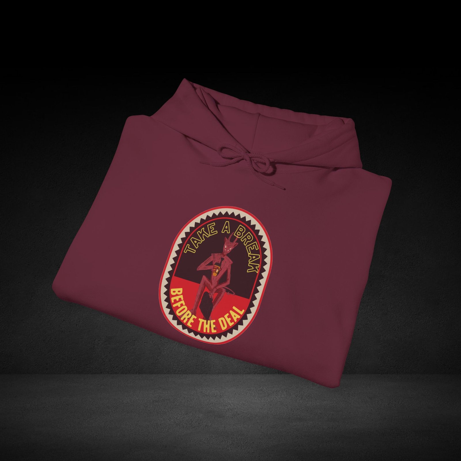Take A Break Before The Deal Devil Hoodie - Image 6