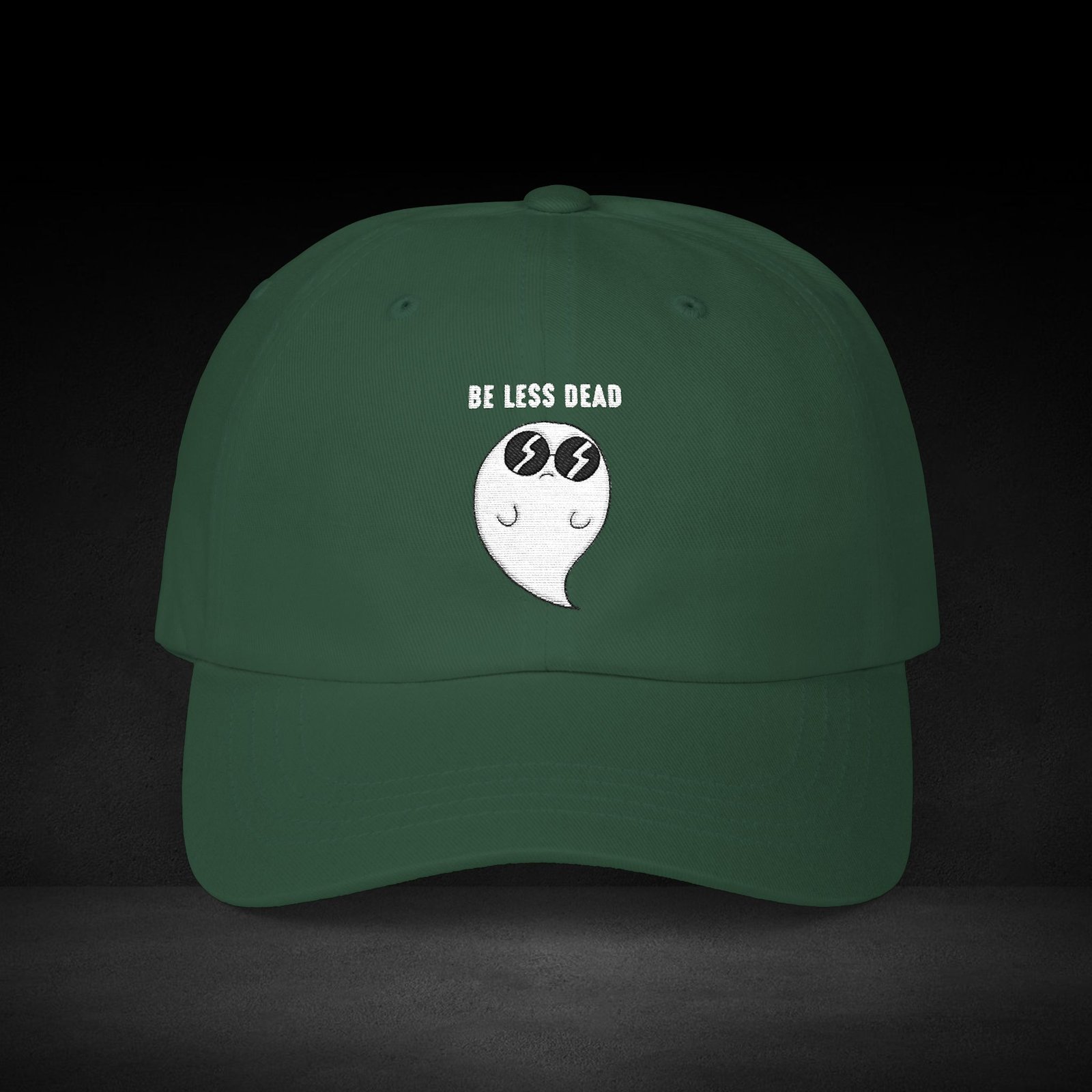 Be Less Dead Ghost Cap – Cool Coffee Spirit Streetwear for Caffeine Lovers - Image 7