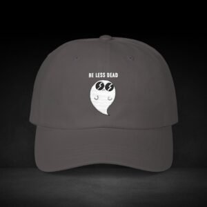 Be Less Dead Ghost Cap – Cool Coffee Spirit Streetwear for Caffeine Lovers