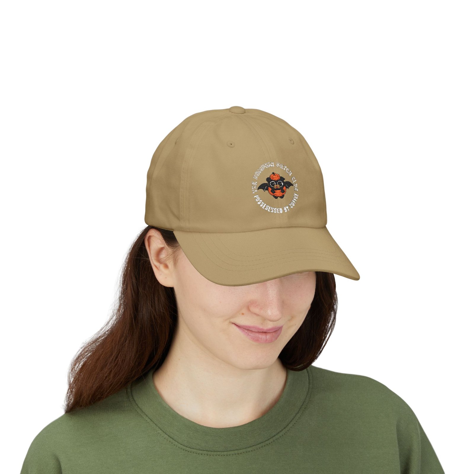 Pumpkin Patch Club Cap – Possessed by Coffee Bat Pumpkin Halloween Hat - Image 6