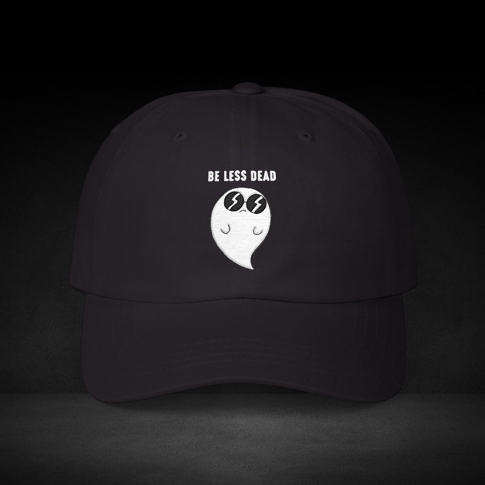 Be Less Dead Ghost Cap – Cool Coffee Spirit Streetwear for Caffeine Lovers - Image 10